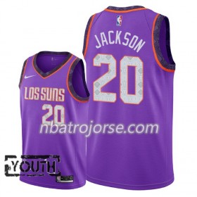 Barn Phoenix Suns Tröja Josh Jackson 20 2018-19 Nike City Edition Lila Swingman